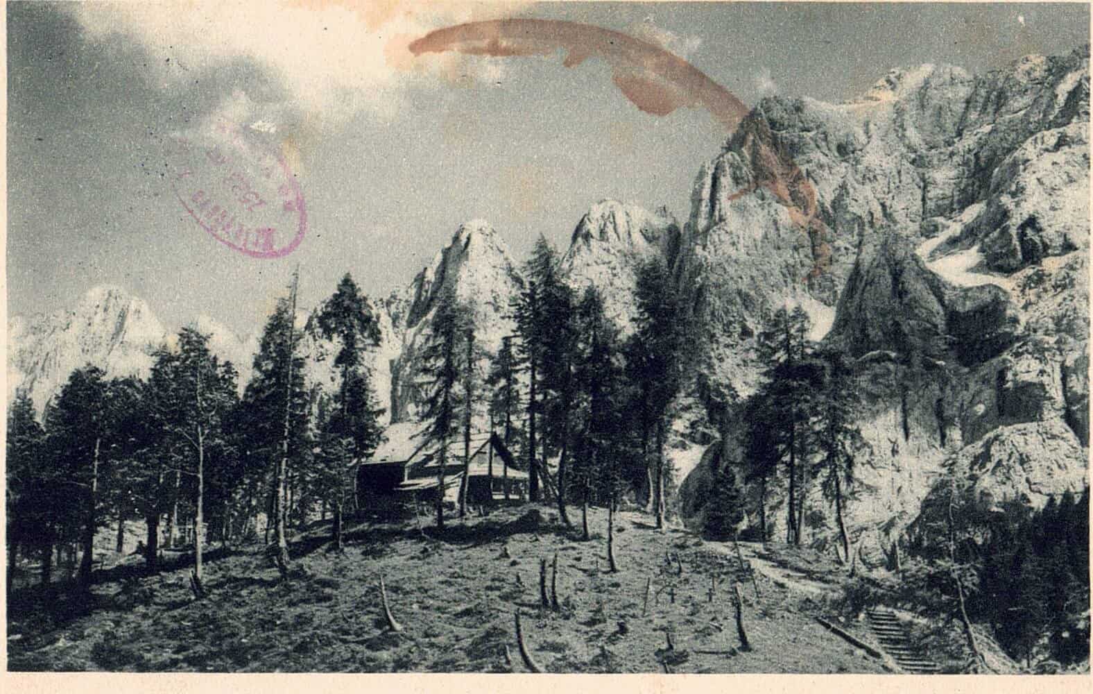 Erjavčeva koča postal 1930