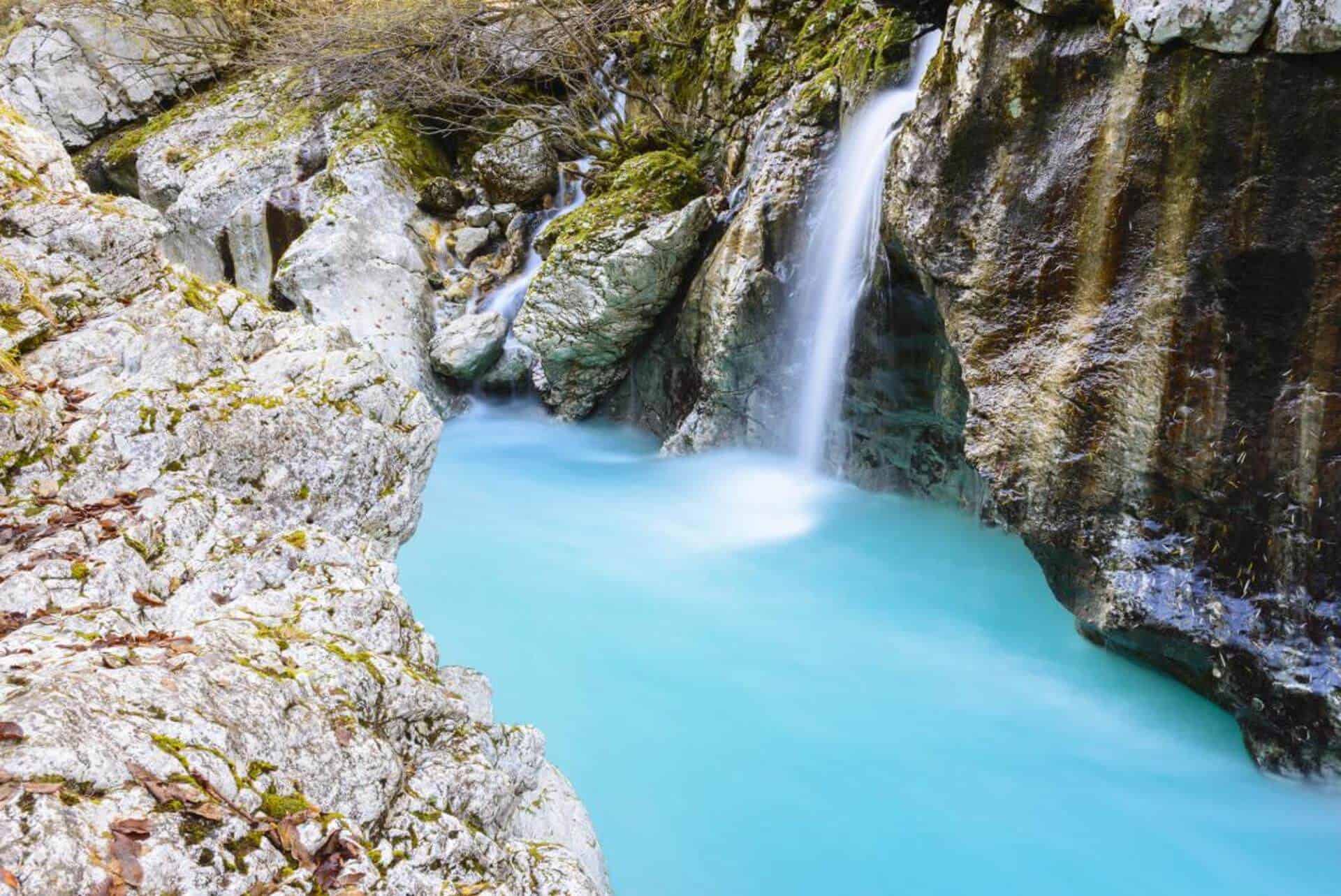 The source of the Soča
