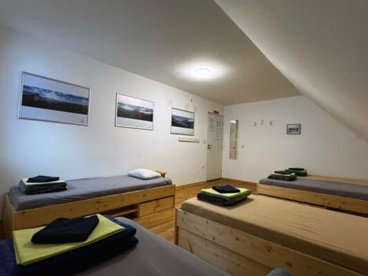 Reserve your accommodation, private room or bed at Vršič Pass, between Kranjska Gora, the source of Soča River and Trenta.
