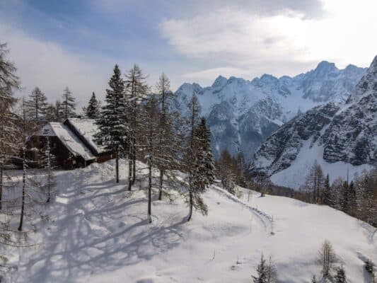 La pensión más antigua del paso de Vršič en Kranjska Gora