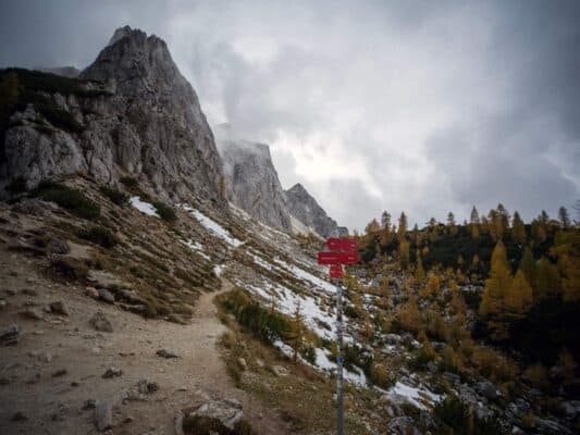 Erjavčeva koča - Slemenova špica - Sleme