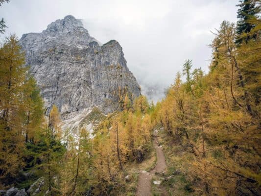 Erjavčeva koča - Slemenova špica - Sleme