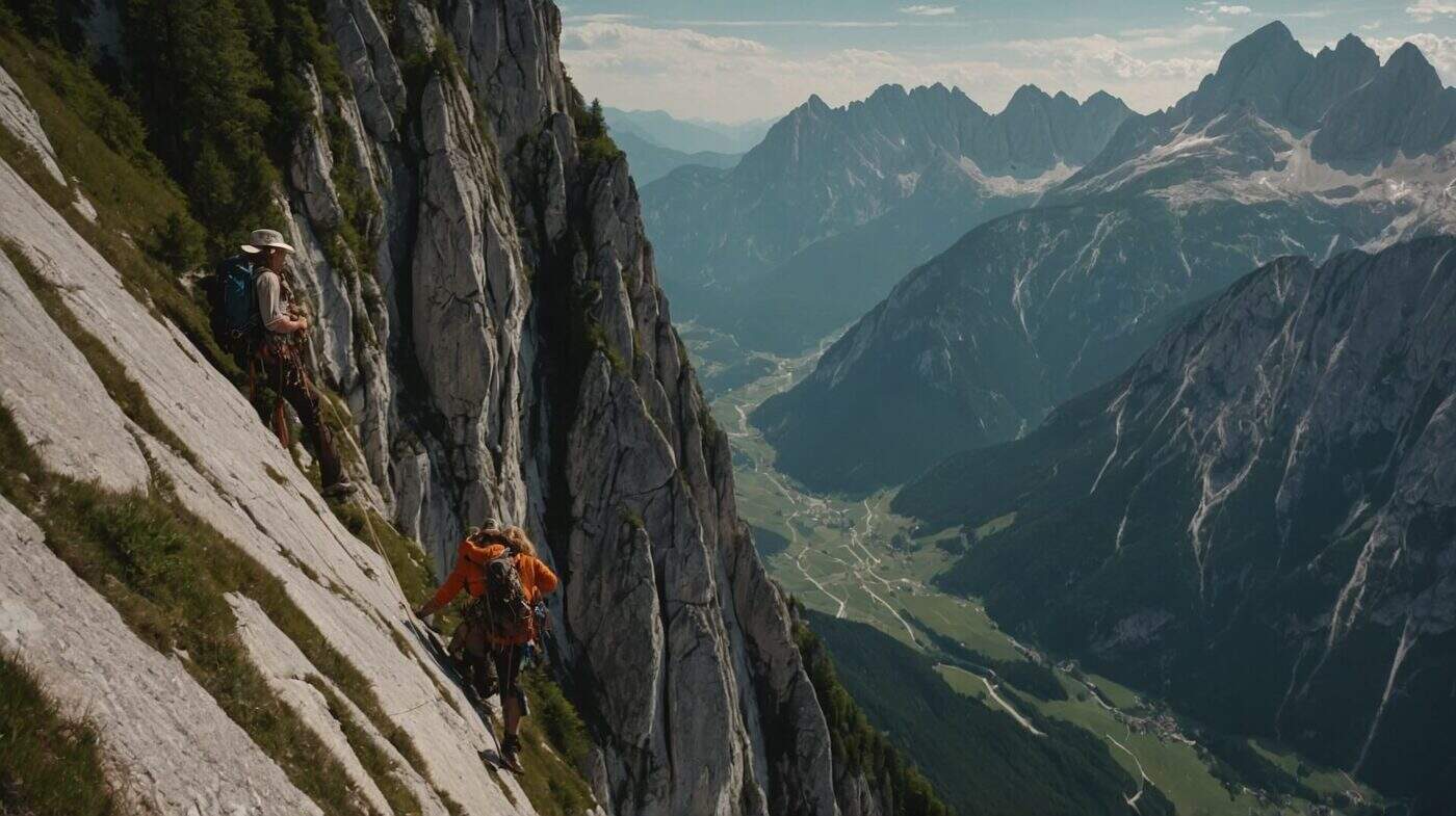 Vías de escalada en los Alpes Julianos Orientales (1924)